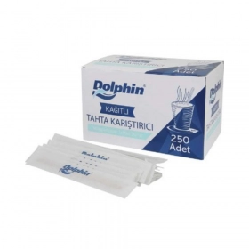 Dolphin  Çay Karıştırıcı Kağıt Sargılı 250li