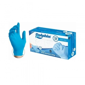 Dolphin Eldiven Nitril Mavi Small / 20 Paketx100lü
